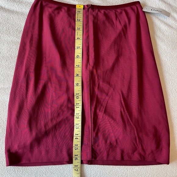 NWT Aritzia Talula Ruched Cordovan Mini Skirt Small - Picture 14 of 16